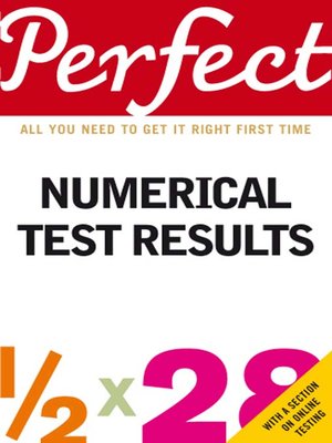 Perfect Numerical Test Results - ebook